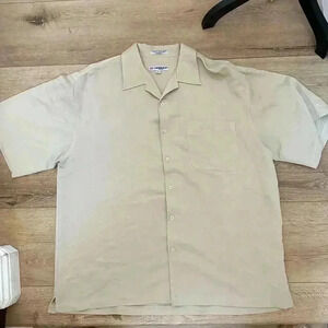 Anchor Blue Vintage Men's Polo Beige Size Extra Large